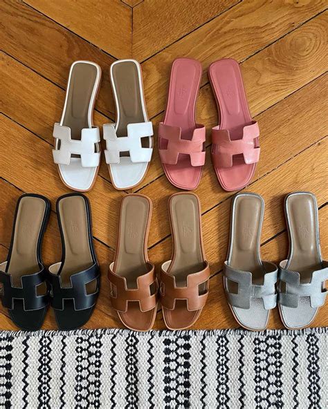 hermes denim oran sandals|hermes oran sandal size chart.